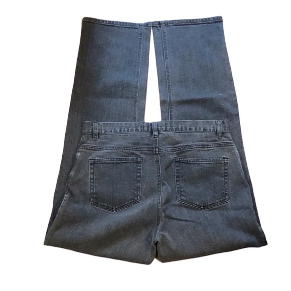 JONES NEW YORK HIGH WAISTED STRETCH DENIM JEANS BLACK SIZE 6 - Picture 4 of 10